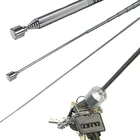 Ручка Магнитная телескопическая для захвата, портативный мини-инструмент для поднятия, удлинитель с гайкой и болтом, 65 см