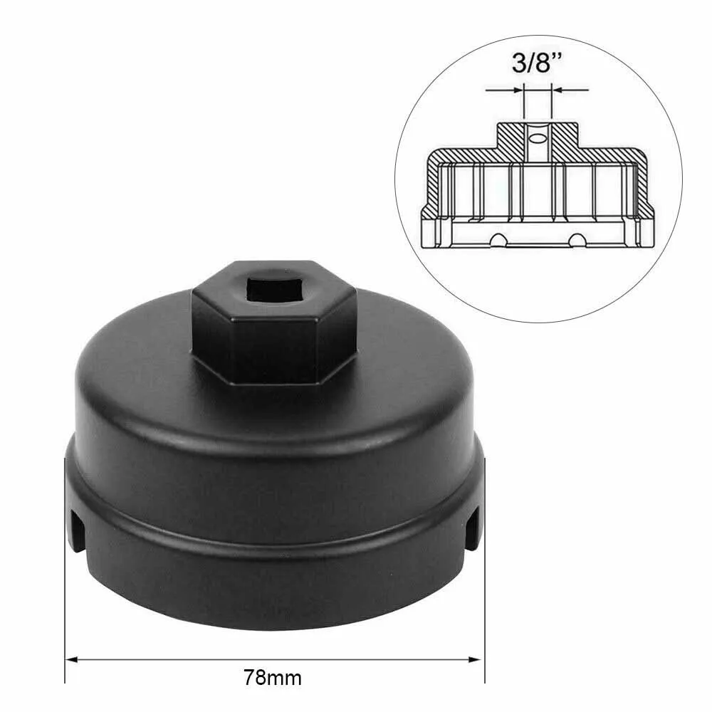 Инструмент для удаления черной крышки масляного фильтра торцевой инструмент из