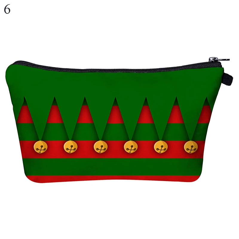 Модный мультяшный рождественский подарок Женская дорожная косметичка для