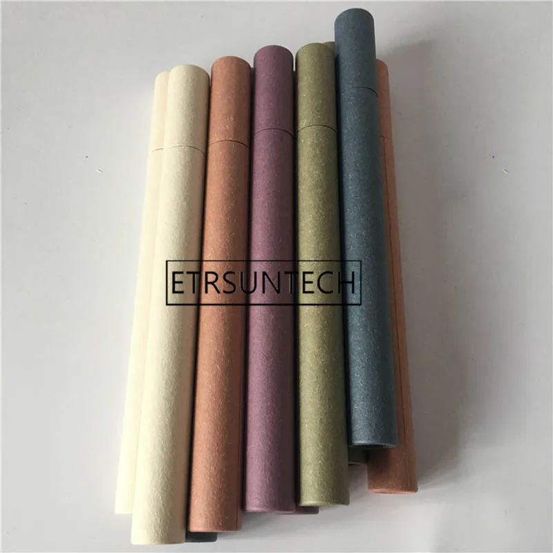 

100pcs Paper Incense Tube Incense Barrel Small Storage Box for 20g Joss Stick Convenient Carrying Container Beige Color