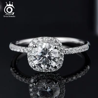orsa jewels brilliant 1ct moissanite diamond rings 925 silver wedding ring fashion women engagement anniversary party gift smr66