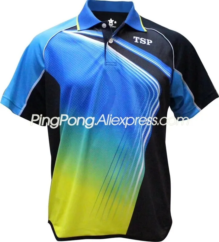 Футболка TSP для настольного тенниса/футболки мужчин/женщин одежда бадминтона