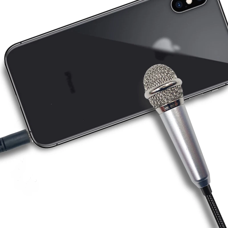 Портативный мини микрофон 3 5 мм стерео Студийный для речи Аудио Микрофон