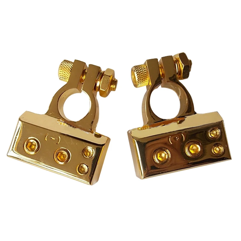 2 шт. клеммы для автомобильного аккумулятора положительные/отрицательные