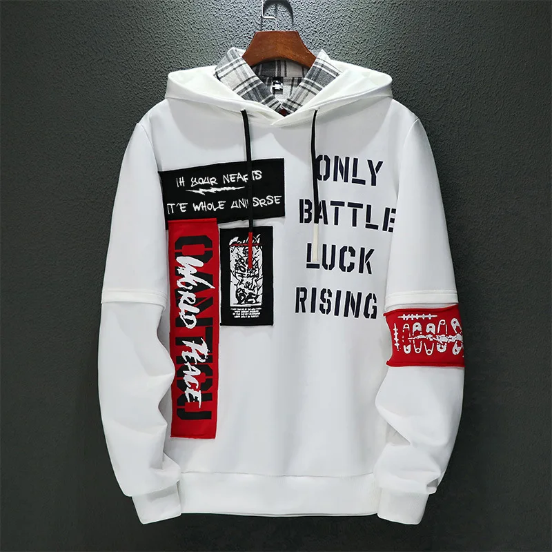 

New Style Hoodie Long Sleeve Men's Hooded Sweatshirt Male Hoodie Casual Hip Hop Sportswear Print Casual Sweatshirts for Men