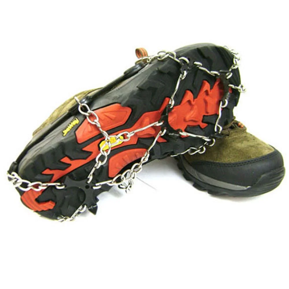 

Качественные уличные альпинистские противоскользящие косынки зимняя ходьба 8 зубов для ледовой рыбалки зимняя обувь из марганцевой стали ...