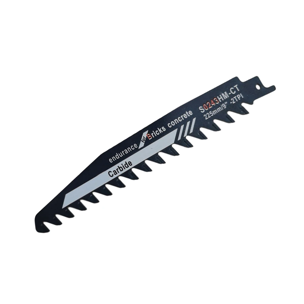 

225mm Cutting tools Lightweight bricks Wood Demolition Reciprocating Black