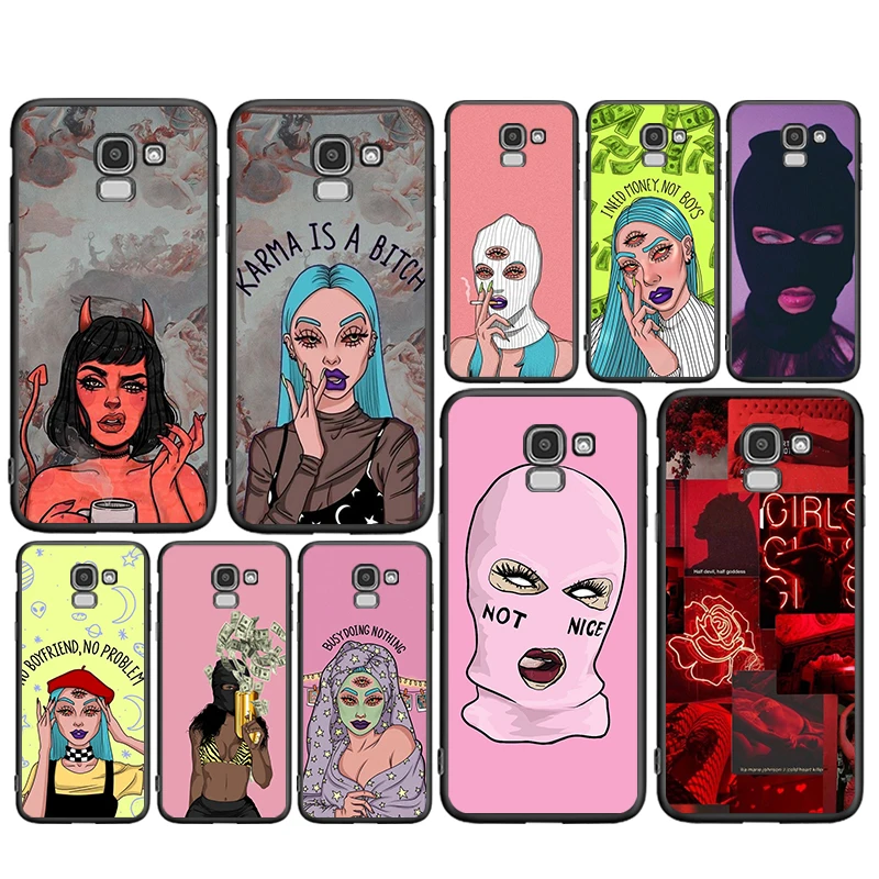 

Sexy Devil Woman For Samsung J8 J7 Duo J730 J6 J5 J530 J4 J3 J330 J2 Core Star Prime 2018 EU Plus Soft TPU Phone Case