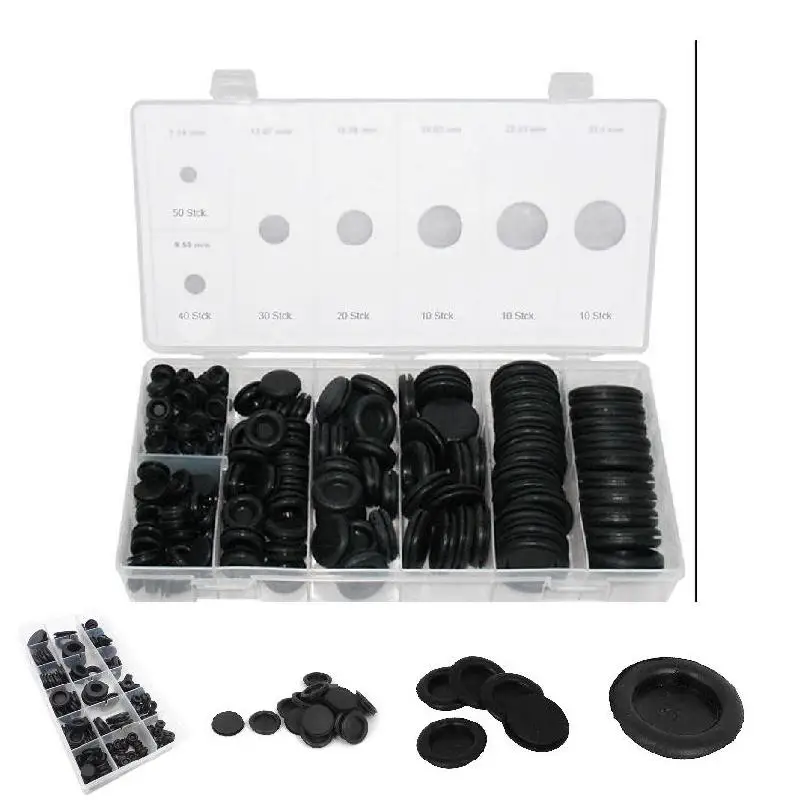

170 Pcs Extensive Rubber Stoppers Body Plugs Stoppers New SLC88