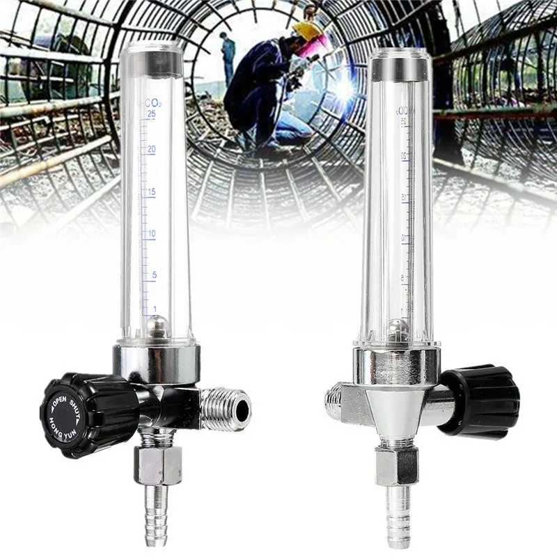 

7mm 1/4PT 0.15 MPA Mig Flow Meter Gas Argon AR/CO2 Regulator Welding Weld