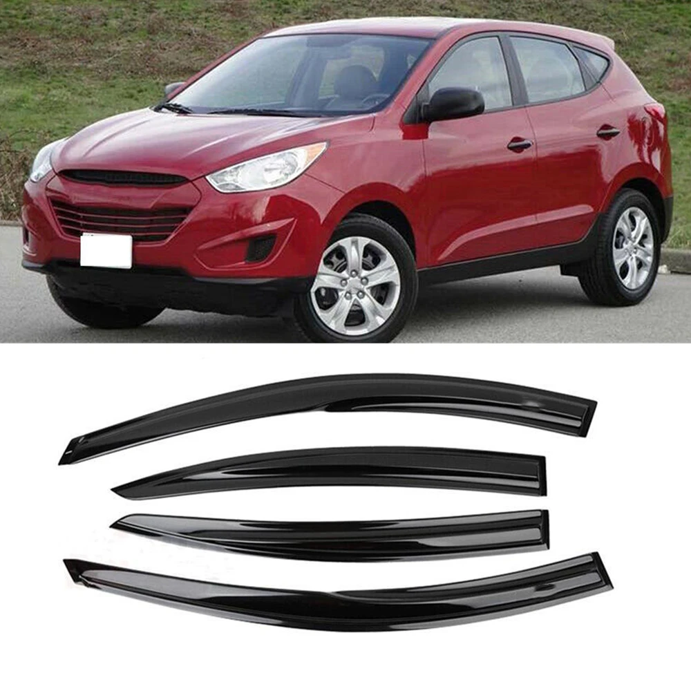 

For Hyundai Tucson 2006 2007 2008 2009 2010 2011 2012 2013 2014 Side Window Vent Visor Sun Rain Deflector Guard Awnings Shelters
