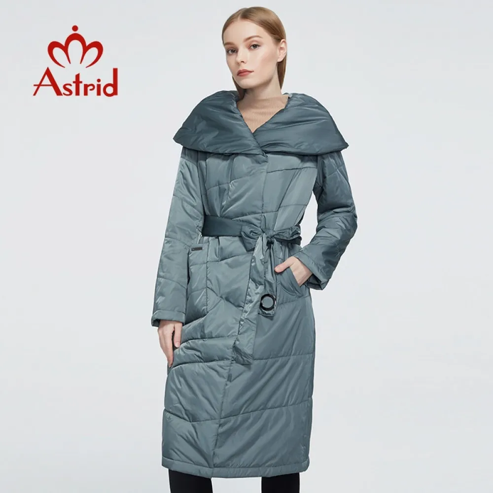 Astrid 2020 новое осенне зимнее женское пальто Женская Теплая длинная парка Модная