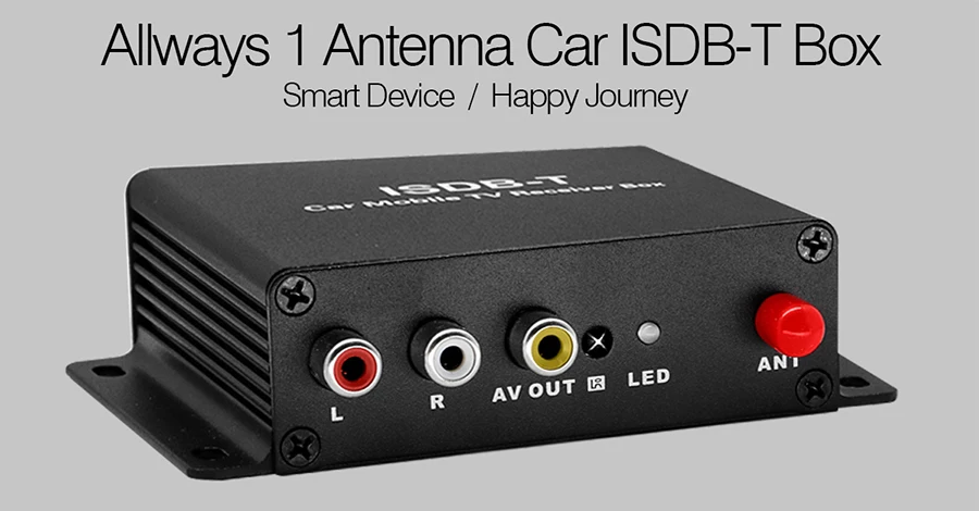 Автомобильный цифровой ТВ-приемник Allways с одной антенной USB/HD ТВ-тюнер Mpeg4 высокая