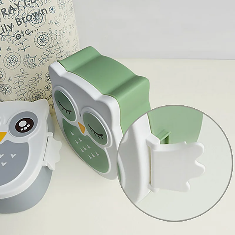 Милый Рисунок совы студенческий Ланч-бокс для детей контейнер еды с отделениями