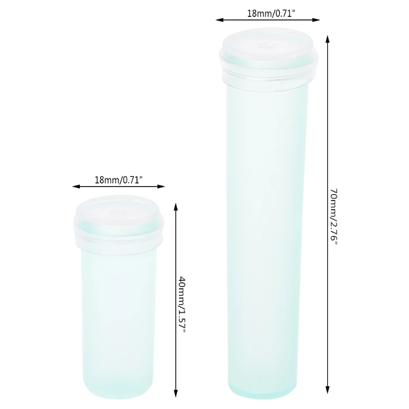 

D57A 10/20pcs Flower Nutrition Tube Plastic With Keep Fresh Hydroponic Container