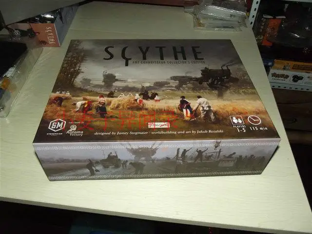 Коробка для хранения карт и игр органайзер для Scythe War деревянный приемный компактный чехол разбитая шкатулка для лазерной резки 351x287x93 мм