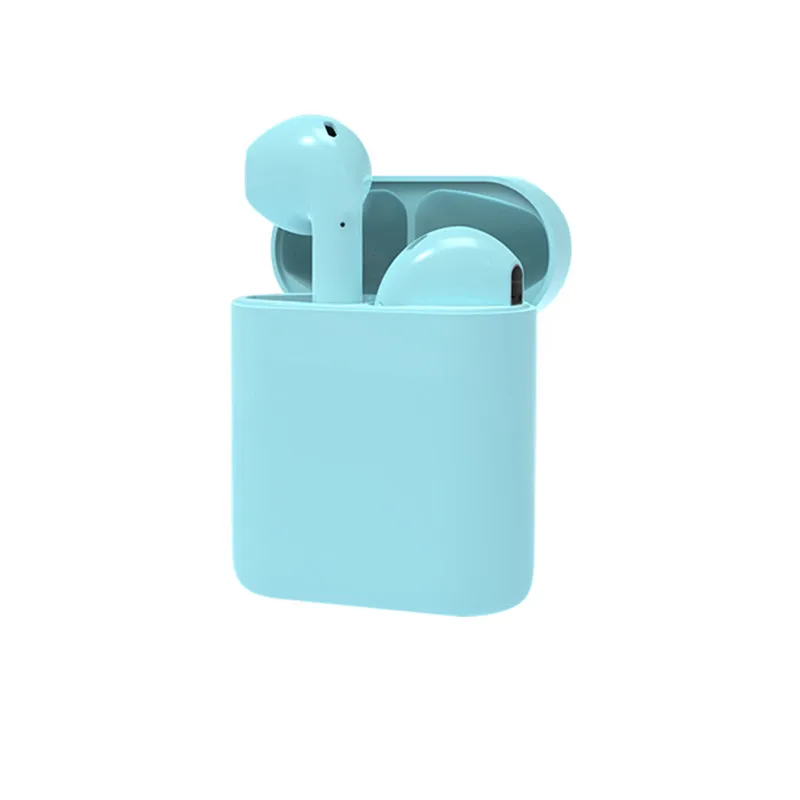 i21 Blue I21 TWS беспроводные Bluetooth наушники мини fone de ouvido Handsfree гарнитура сенсорное управление спортивные Airbuds iOS Android телефон - Цвет: i21 Blue