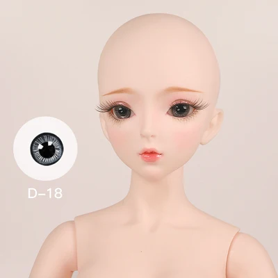 p 1/3 BJD глаз 14 мм костюм для вашей куклы 60 см много видов цветов можно выбрать - Цвет: p