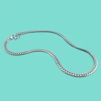 classic mens 925 sterling silver necklace 7mm miami whip chain body jewelry chokers necklaces spring clasp %d0%be%d0%b6%d0%b5%d1%80%d0%b5%d0%bb%d1%8c%d0%b5