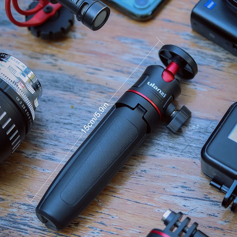 Настольный Мини Портативный штатив с винтом 1/4 для телефона DSLR камера Vlog холодным