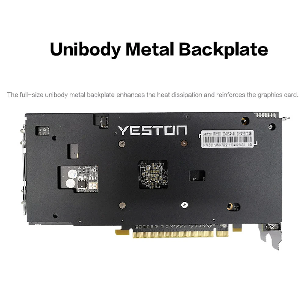 Yeston Radeon RX 580 GPU 4 ГБ GDDR5 256bit игровой настольный компьютер ПК видеокарты Поддержка DVI/HDMI PCI-E X16 3,0