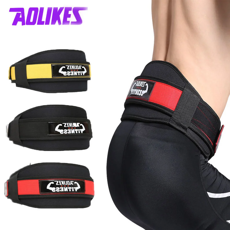 Пояс AOLIKES для фитнеса и тяжелой атлетики регулируемый пояс защита талии