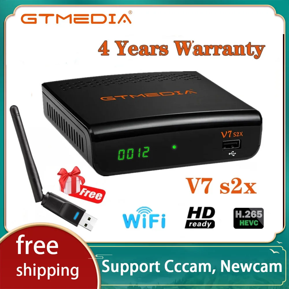 

ТВ-приставка GTMEDIA V7 s2x HD с поддержкой Wi-Fi и USB