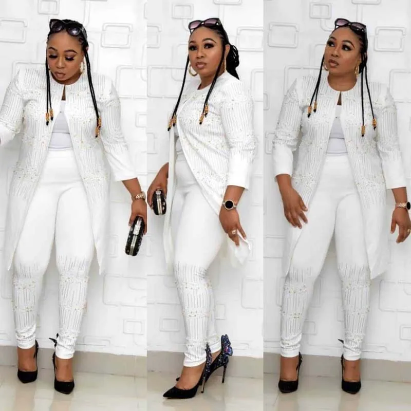 Модный комплект из 3 предметов с блестками и бусинами женская одежда в