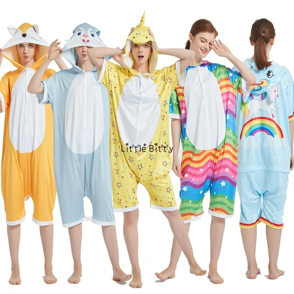 Кигуруми пижамы для мамы и детей комбинезон милая цельная Пижама пижама с