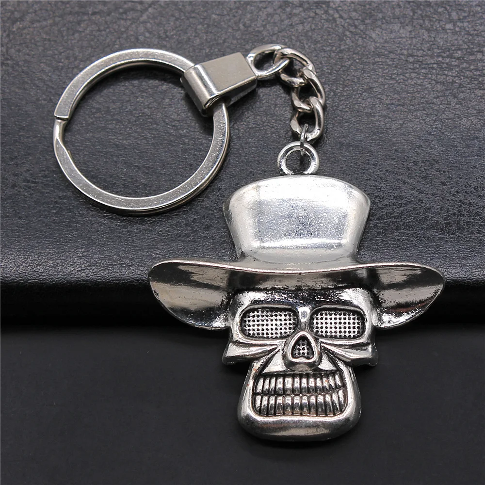Цепочка для ключей «сделай сам», подвеска в виде черепа крыла, черепа русалки, кольца-держатели для автомобильных ключей, сувенир для подарка