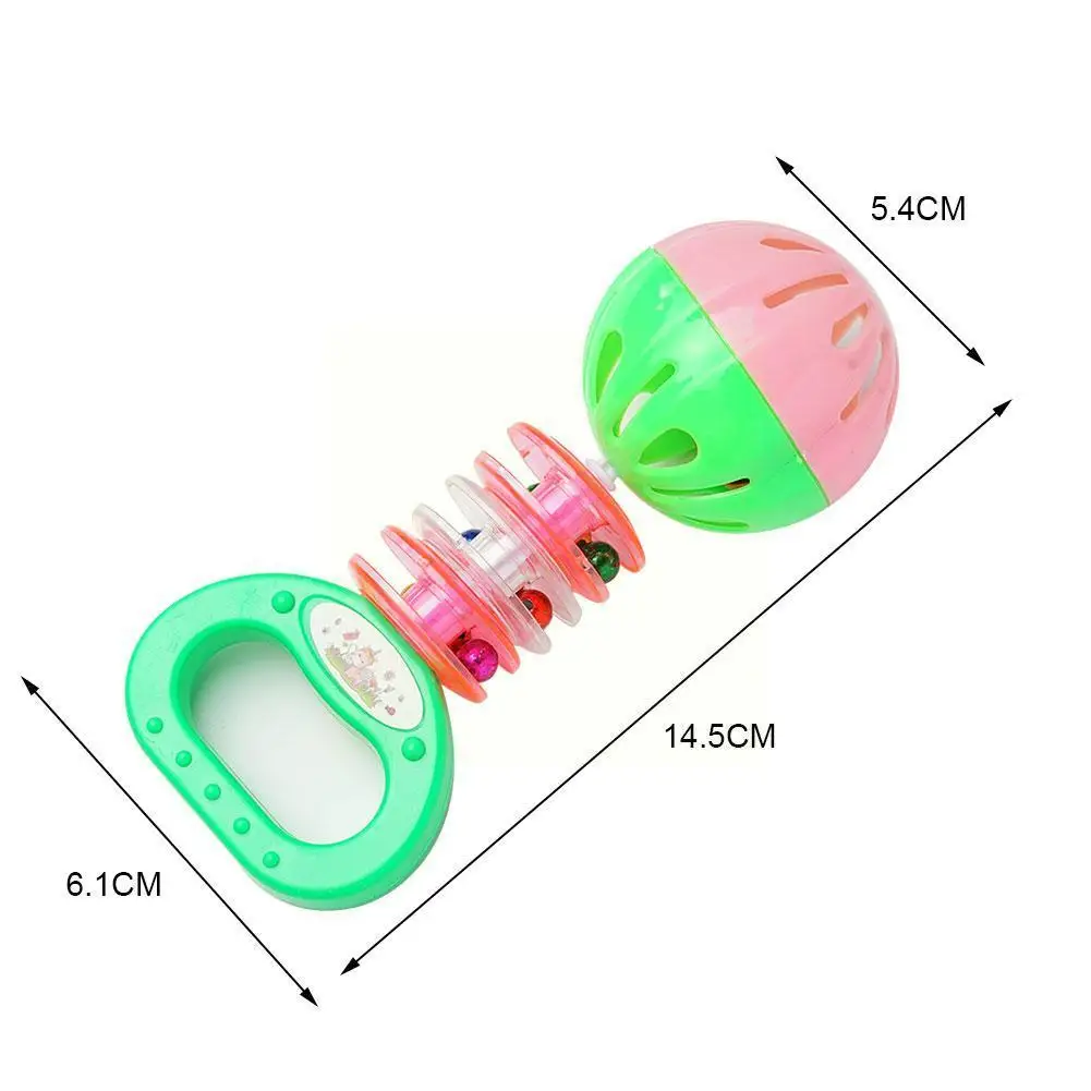 

Baby Rattles Toy Soft Cartoon Hand Knocking Training Early Bell Ability Rattle Toys For Kid Baby Toys Hand Grasping Educati J8H3
