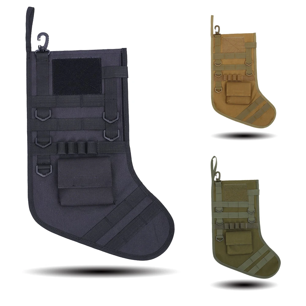 Тактический Molle Рождественский чулок сумка для свалки хранения военный боевой