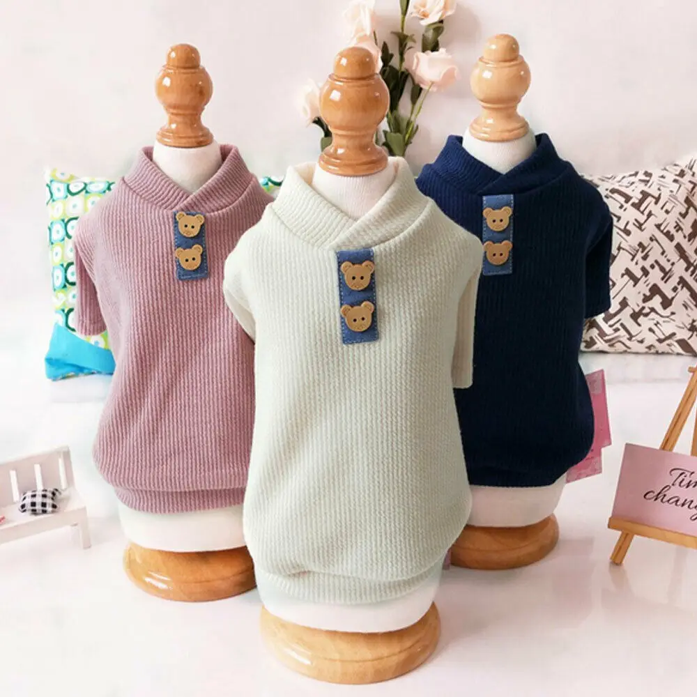 

Stretch Stripes Dog Sweater Bottoming Shirt Two-Legged Clothes