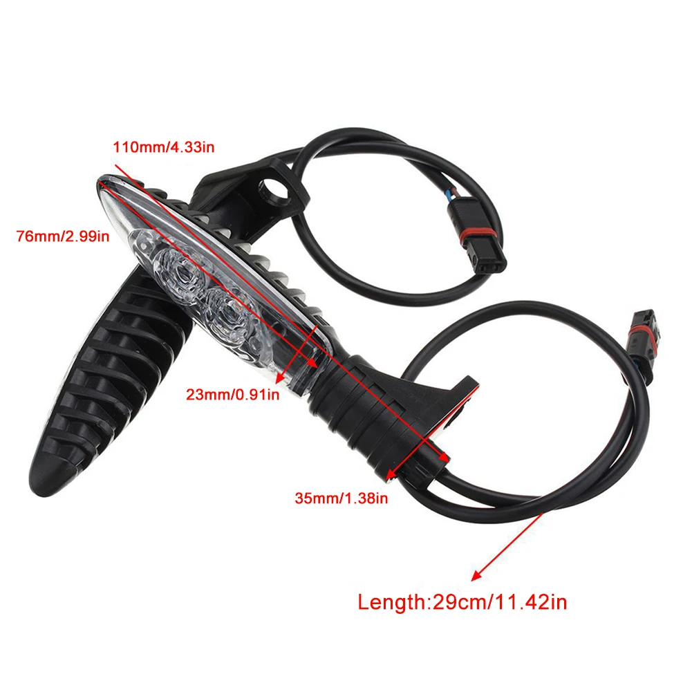 

2pcs Motorcycle Turn Signal LED Lights High Brightness Light Indicators Warning Lamp for BMW R1200 F800 F650GS F700GS