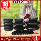 18 шт.компл. TONTIN горячий массаж энергетический камень для тела в салоне спа с толстой холщовой сумкой для здоровья снимает стресс боль в спине