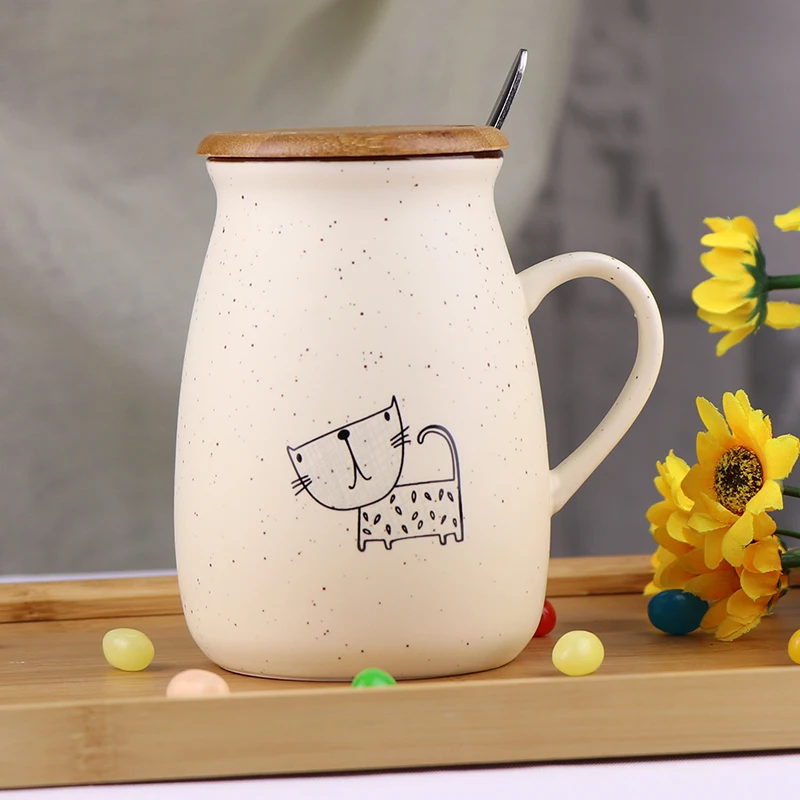 Керамические кофейные кружки с милым котенком чашка для чая и молока Подарочная