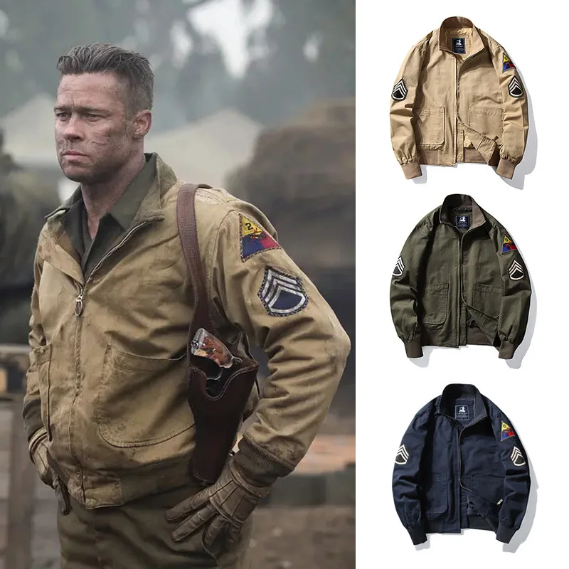 

Мужская куртка-карго, свободная куртка из 100% хлопка в стиле милитари, с несколькими карманами, с вышивкой и эполетами, весна-осень