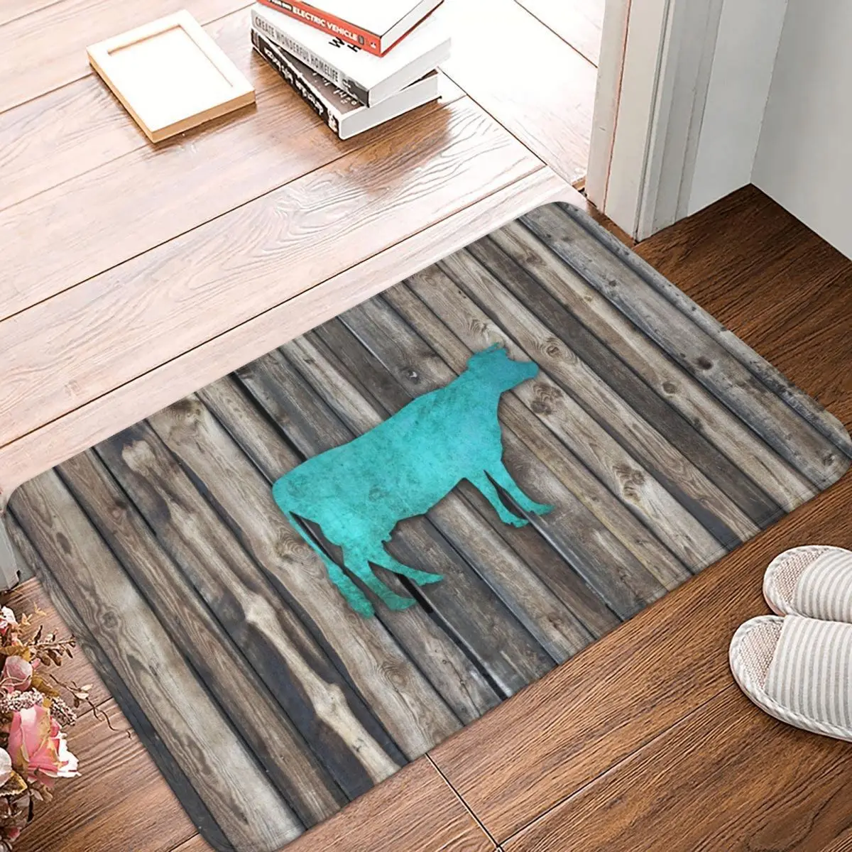 

Коврик для ванной и кухни из полиэстера, нескользящий, 5 дюймов