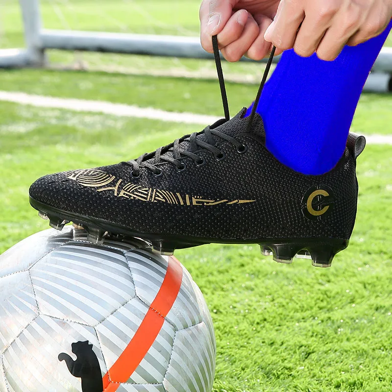 Для мужчин ЕС Размеры Большие размеры 31 43 унисекс футбольные бутсы длинные шипы