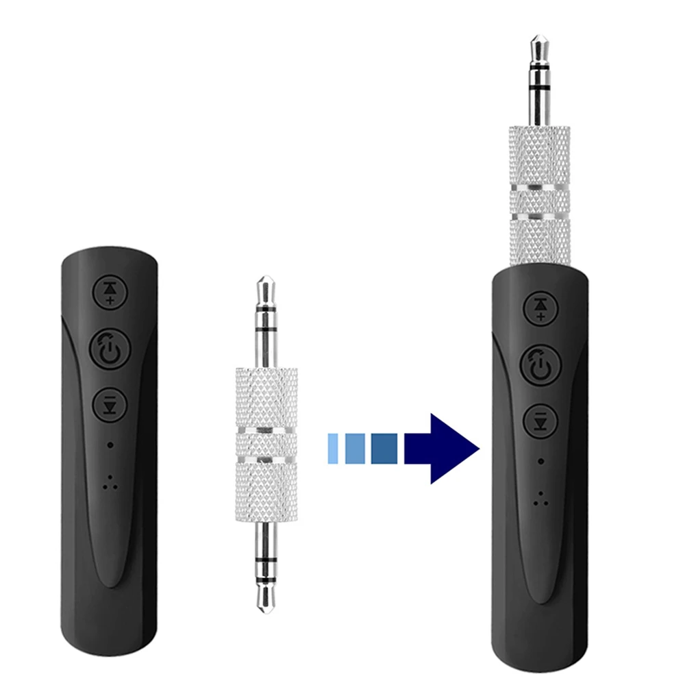 Беспроводной Bluetooth адаптер для наушников AUX приемник USB автомобильный