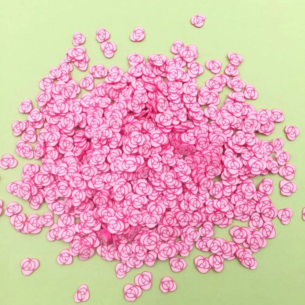 50 г Роза из полимерной глины с цветочным узором Ярко-глина посыпка для ремесел