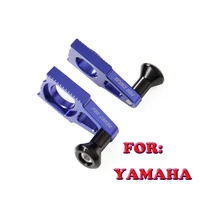 cnc rear axle blocks chain adjuster with spool slider bolts device for yamaha yz125250 yz250f yz450f yz250x yz250fx wr250 wr450