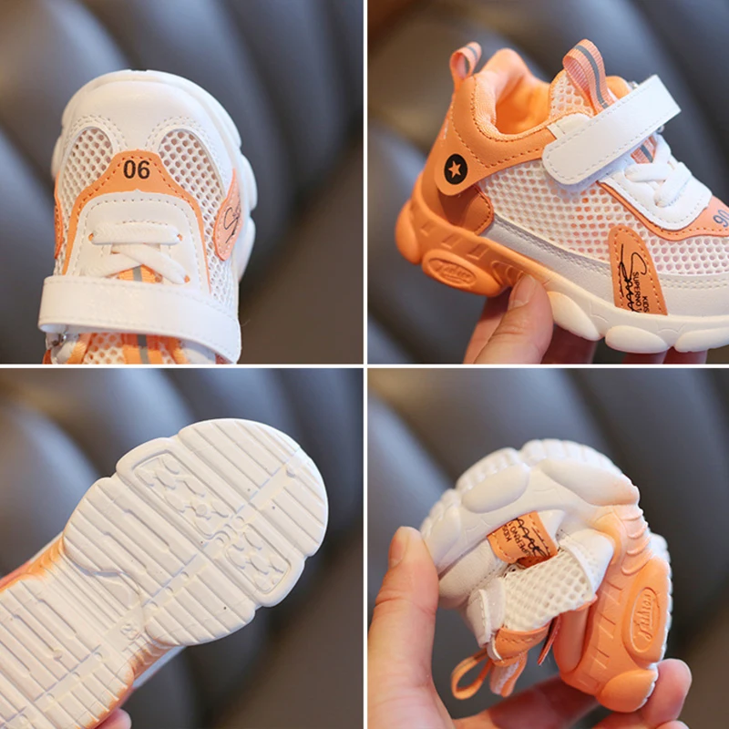 

Children Air MeshCasual Shoes Summer Breathable Kids Sport Shoes Girls Boys Sneakers For Girl for Kids Soft Bottom Baby Toddler