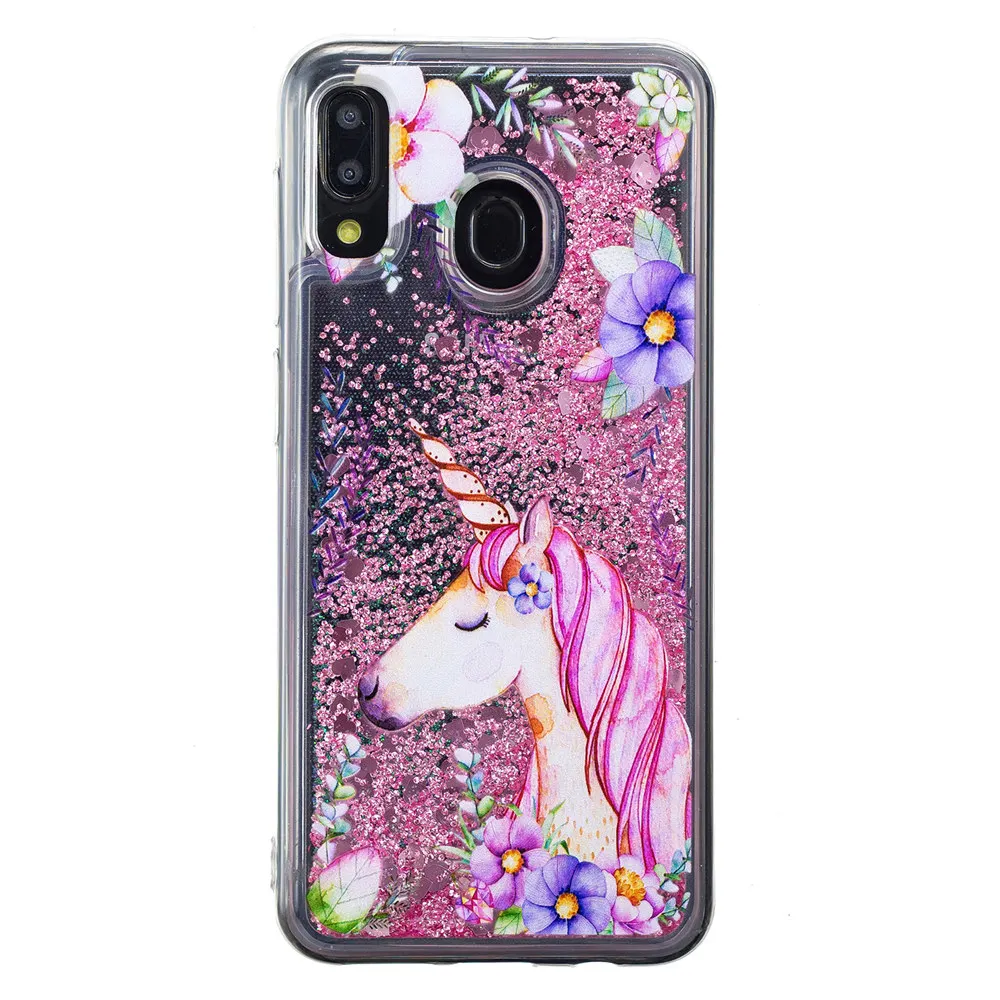 Luxury Painted Quicksand Case Shell for Samsung A10 A20 A30 A40 A50 A60 A70 A20E M10 M20 M30 A6 Plus A8 A9 A7 2018 Cover |
