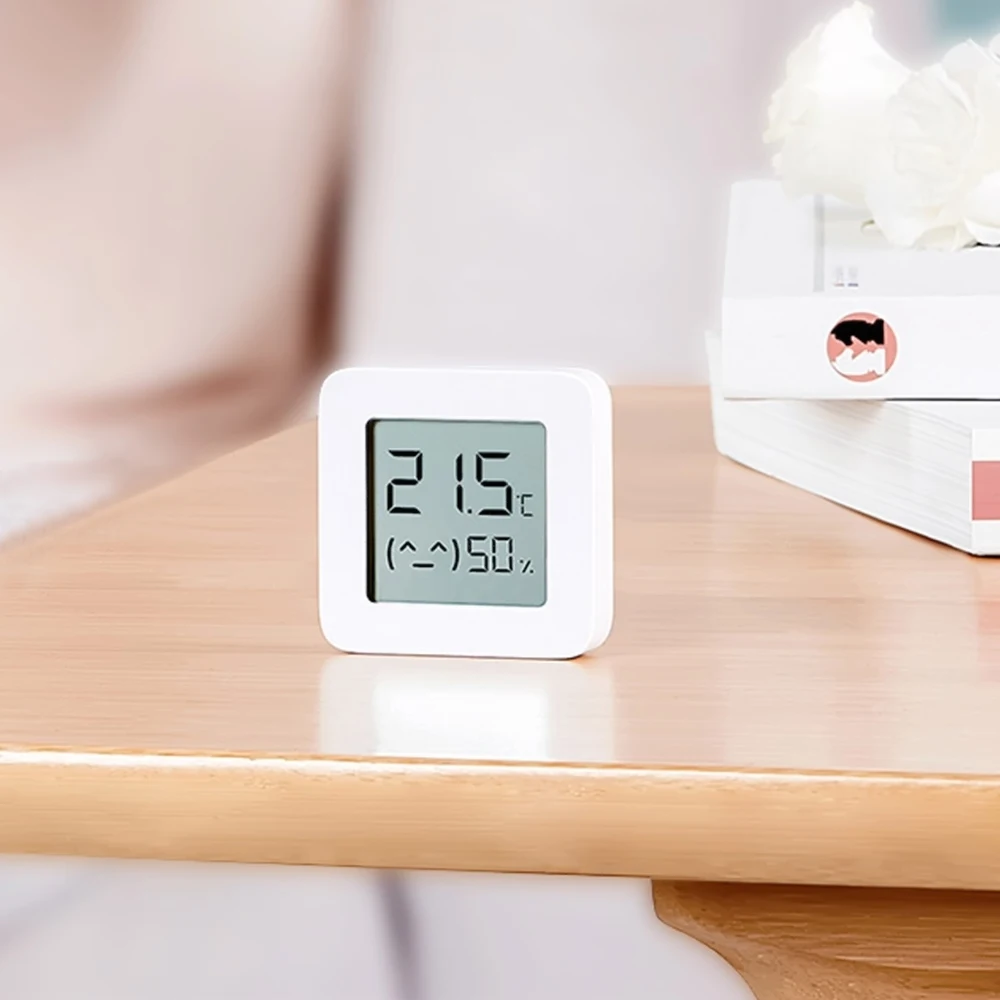 Оригинальный Bluetooth датчик температуры и влажности Xiaomi Mijia 2 умных ЖК-экрана