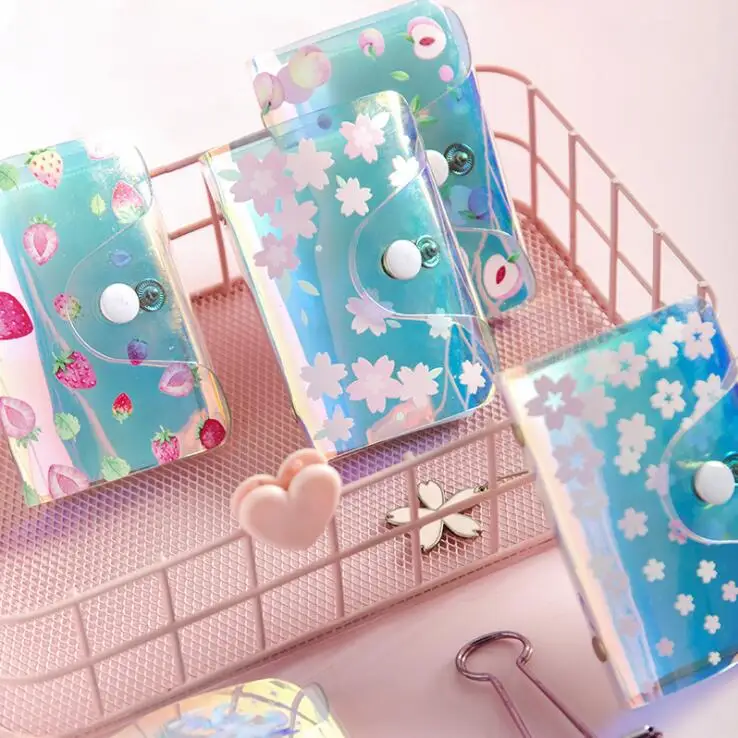 Новинка 1 шт. 20 бит Kawaii модные лазерные фрукты кредитных банковских и