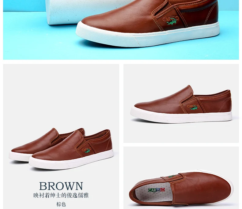 CARTELO/Новинка; Мужская обувь; удобная мужская обувь; комплект для ног; zapatillas hombre; обувь без застежки; повседневная обувь