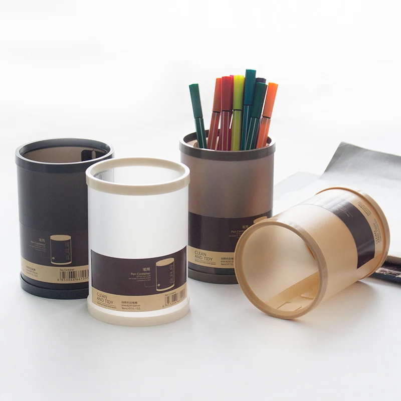 Милый круглый PP пластиковый DIY держатель ручки мультфильм кошка креативная