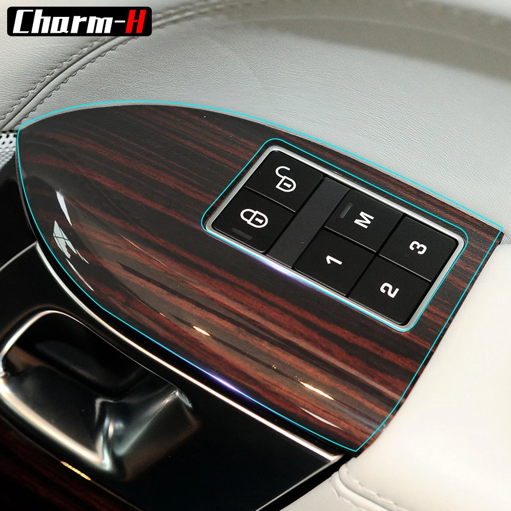 Автомобильная внутренняя прозрачная ТПУ-пленка панель консоли Декор защитная