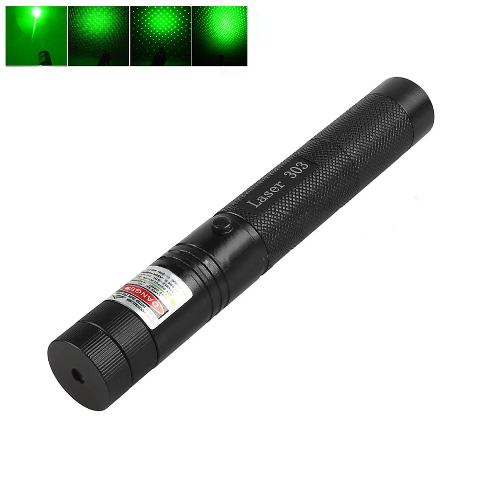 

High Powerful Laser 303 pointer Green Laser Sight 532nm 5mw Green light laser device Adjustable Focus Lazer sight